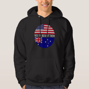 Moletom Heri da família de bandeiras australiana-metade am