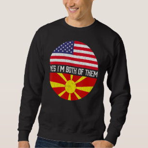 Moletom Heri da família de bandeiras norte-americana Half