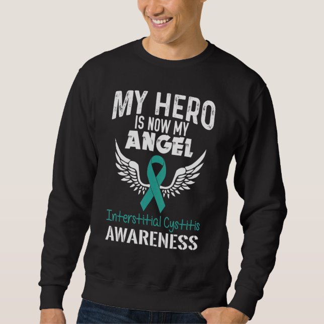 Moletom Hero Now Angel Interstitial Cystitis Awareness Sup (Frente)