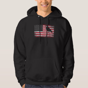 Moletom Heron Bird, 4 de julho, American Flag America Patr