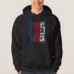 Moletom Hetero Fora Da América Do Norte Bandeira 4 De Julh