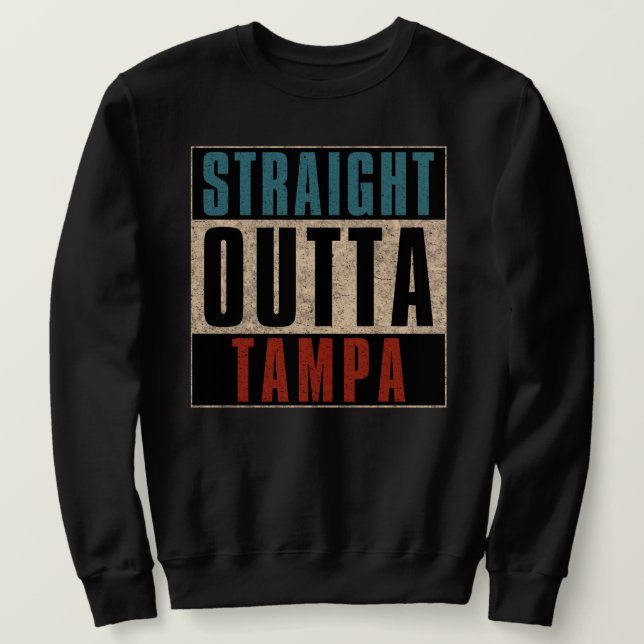 Moletom Hetero Out Tampa Florida FL (Frente do Design)