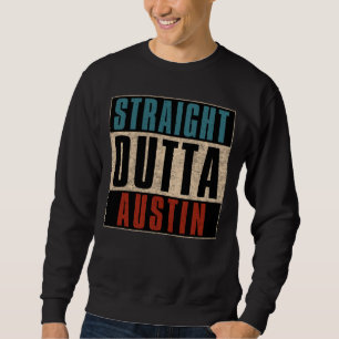 Moletom Hetero Outta Austin Texas TX EUA