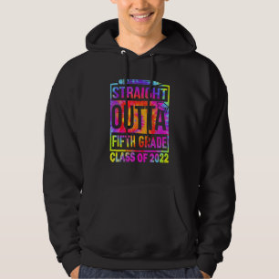 Moletom hetero Tiedye para Graduação 2022 Fora do 5 5º Gr