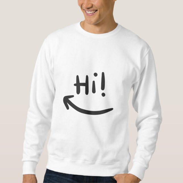 Moletom Hi smiling (Frente)