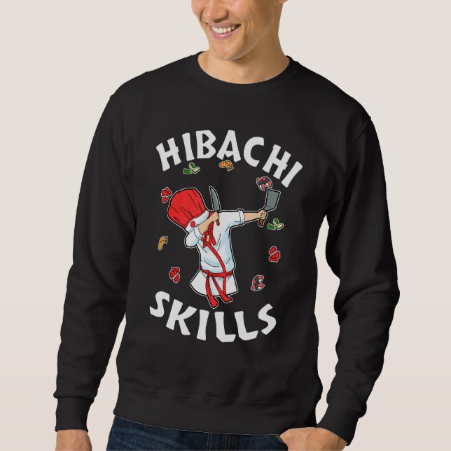Moletom Hibachi Connoisseur Hibachi Chef Costume Hibachi (Frente)