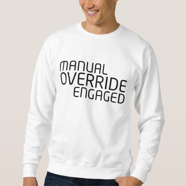Moletom High-Density Minimalist Typography Crewneck (Frente)
