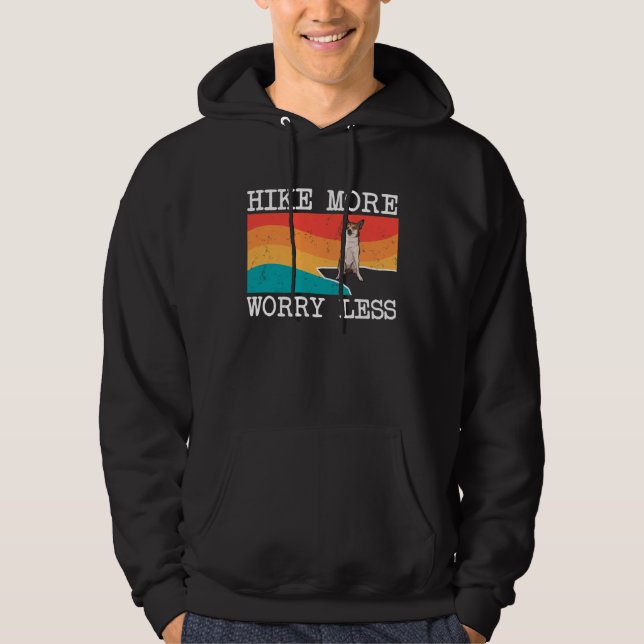 Moletom Hike More Worry Less Norwegian Lundehund Graphic H (Frente)