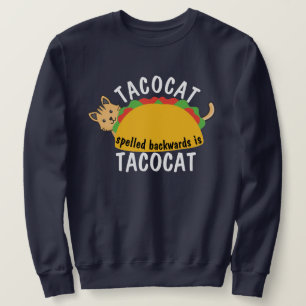 Moletom Hilarious TACOCAT Fez A Ortografia Para Trás, Taco