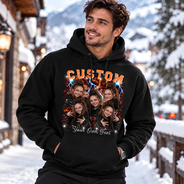 Moletom Hip Hop de Foto Personalizada (Criador carregado)