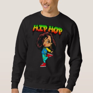 Moletom Hip Hop É Meu Jam Rap Música Dançando Melanin Brow