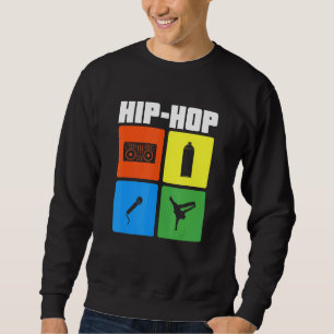Moletom Hip Hop Music Old Retro School Rap Dance Dj