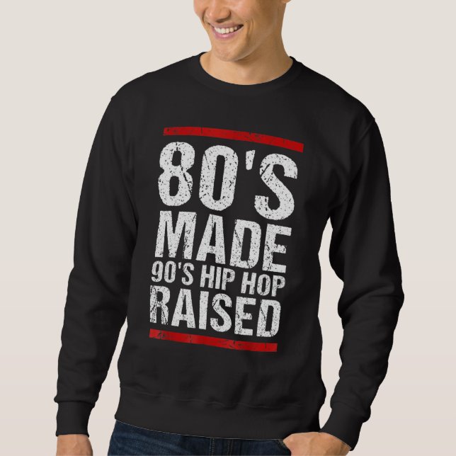 Moletom Hip Hop sobe Roupa sofisticado do anos 80 90 (Frente)