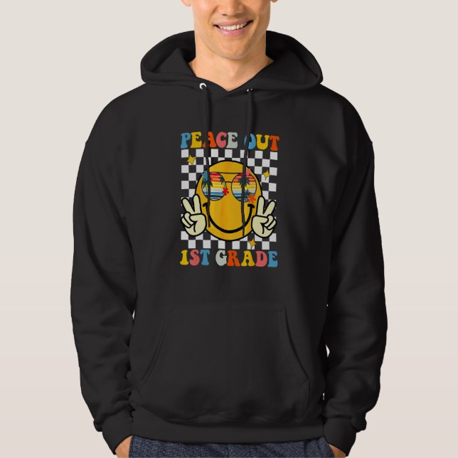 Moletom Hippie Paz Até Logo Professor da 1ª Série Último D (Frente)