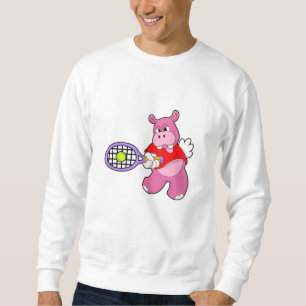Moletom Hippo em Tênis com raquete Tênis