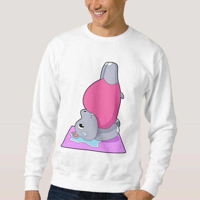 Moletom Hippo na Malhação Yoga (Frente)