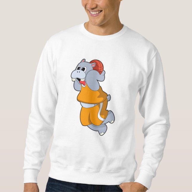 Moletom Hippo no basquete (Frente)