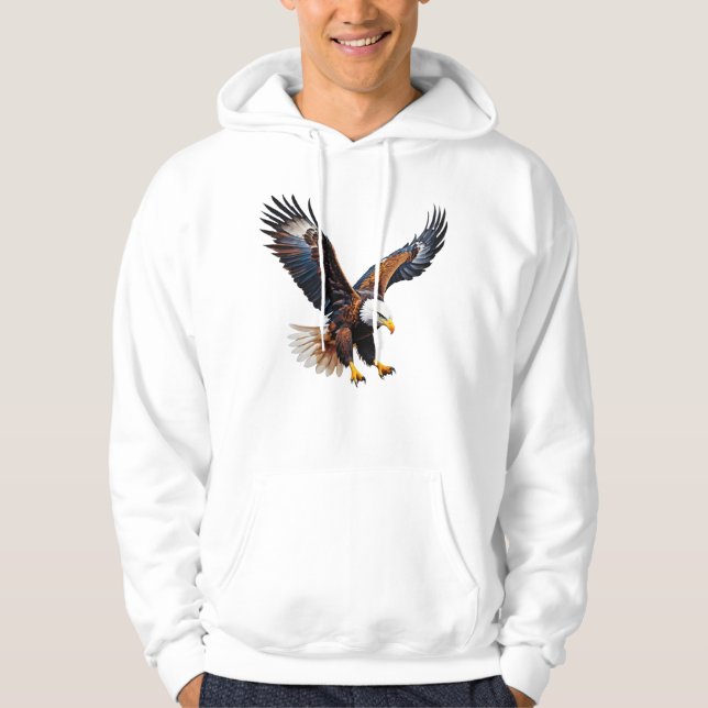 Moletom Hipster Eagle Design Hoodie (Frente)