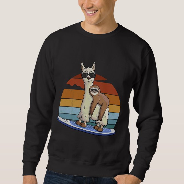 Moletom Hipster Llama Levante-Se (Frente)
