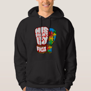 Moletom His Fight Is My Fight Autism Awareness Day For Mom