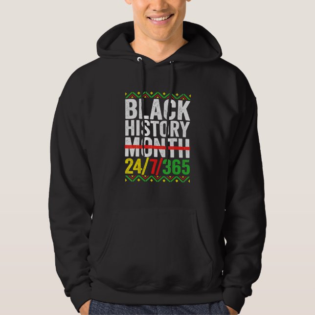 Moletom História Negra Mês 247365 Orgulho Afro-Americano (Frente)