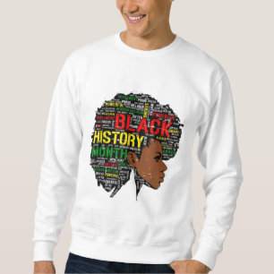 Moletom História Negra Mês Africano Citando Mulheres Gi