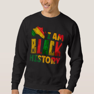 Moletom História Negra Mês Eu Sou História Negra Orgulho A