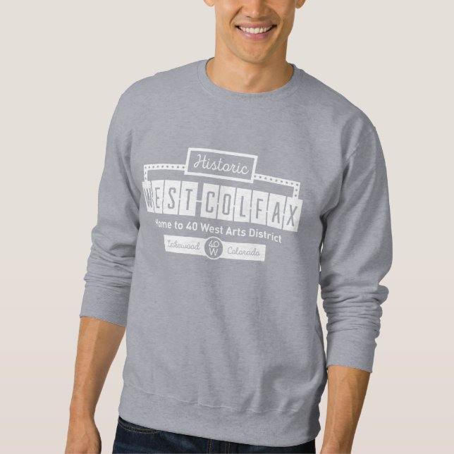 Moletom Historic West Colfax Unisex Crew Sweatshirt (Frente)