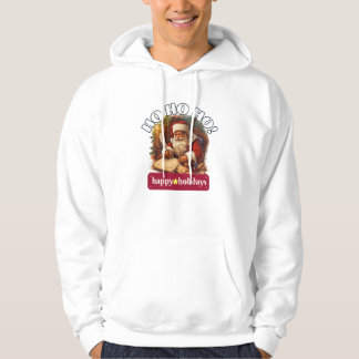 Moletom Ho Ho Ho Happy Holidays Sweatshirt | Holiday Gift 