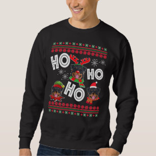 Moletom Ho Ho Ho Rottweiler Natal