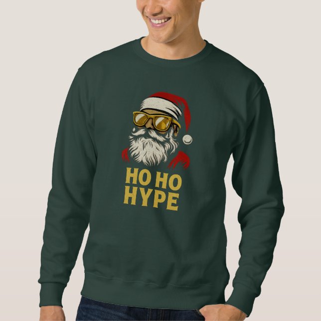 Moletom HO HO HYPE – Santa Gold (Frente)