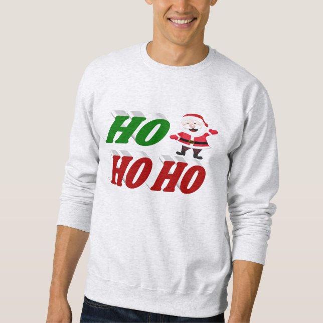 Moletom Ho Ho Santa Claus (Frente)