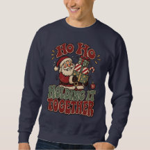 Ho Ho Segurando Tudo Junto Funny Natal