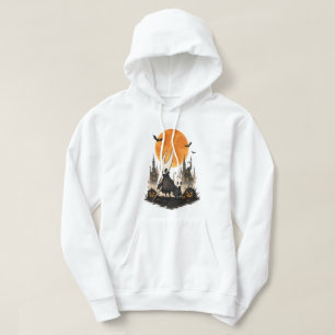 Moletom Hollow Knight Halloween Lua Assustadora Abóbora Jo