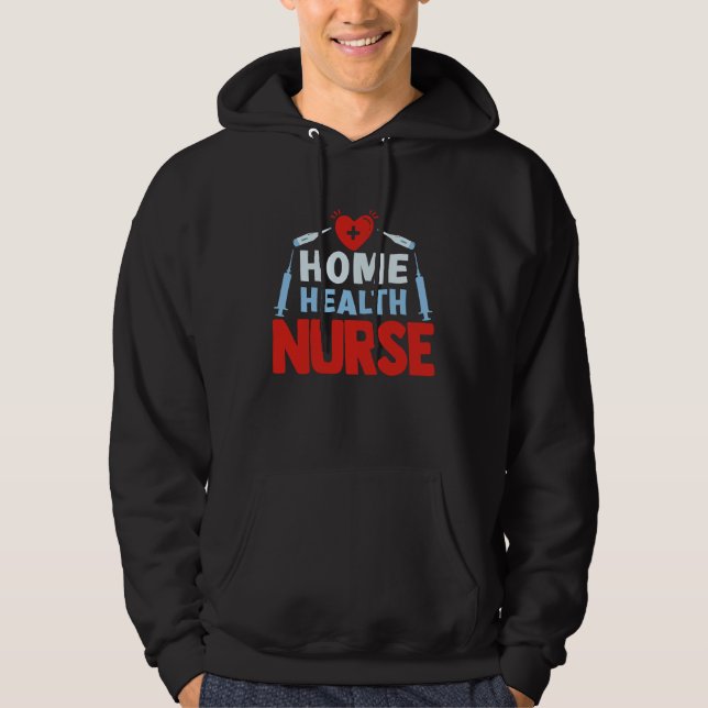 Moletom Home Health Nurse Nursing (Frente)