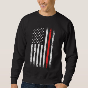 Moletom Homem-Bandeira Americano, Homem-Bombeiro Orgulhoso