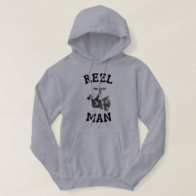 Moletom Homem da Linha Pescando (Frente do Design)