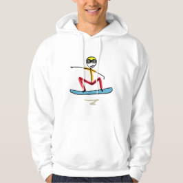Moletom Homem de Neve no Snowboard