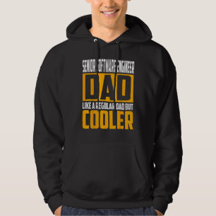 Moletom Homem Engenheiro de Software Sênior Pai Como um Re