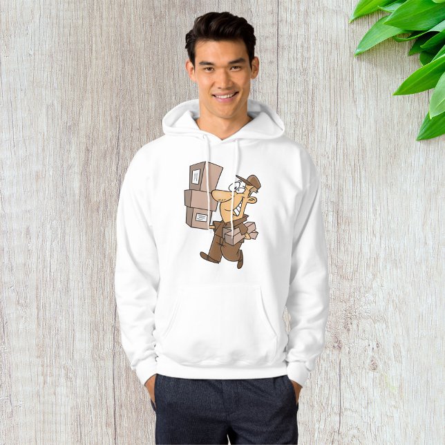 Moletom Homem Entregando Parcelas Hoodie (Criador carregado)