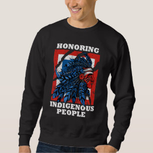 Moletom Homenageando o Patrimônio Indígena da América Nati