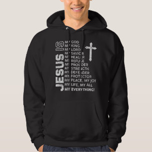 Moletom Homens Cristãos Crianças Jesus T-Shirt Você é um P