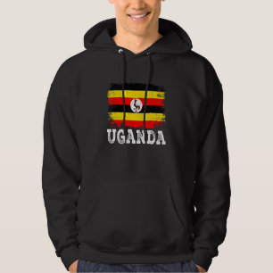 Moletom Homens de Bandeira de Uganda desolados Mulheres Cr