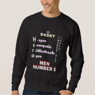 Moletom Homens de pai Número 1