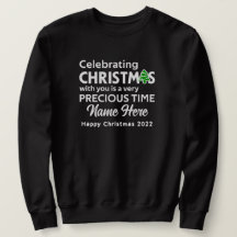 Homens de saudação de Natal, Sweatshirt ALCM201
