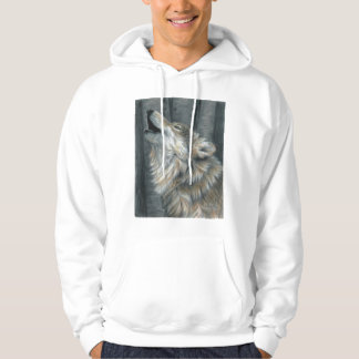 Moletom Homens do lobo do urro ou camisola unisex das