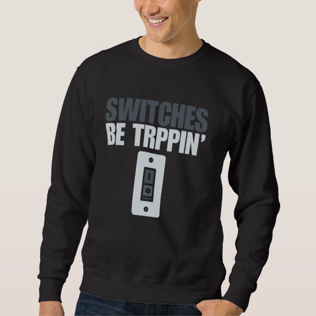 Moletom Homens Eletricistas Engraçados Mulheres Trocas Elé (Frente)