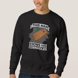 Moletom Homens Este Homem Sabe Seu Saco de Lançamento Corn