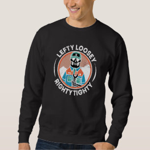 Moletom Homens Lefty Loosey Righty Tighty Mecânica Engenh