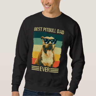 Moletom Homens Melhor Pai Pitbull Pai Cão Francês